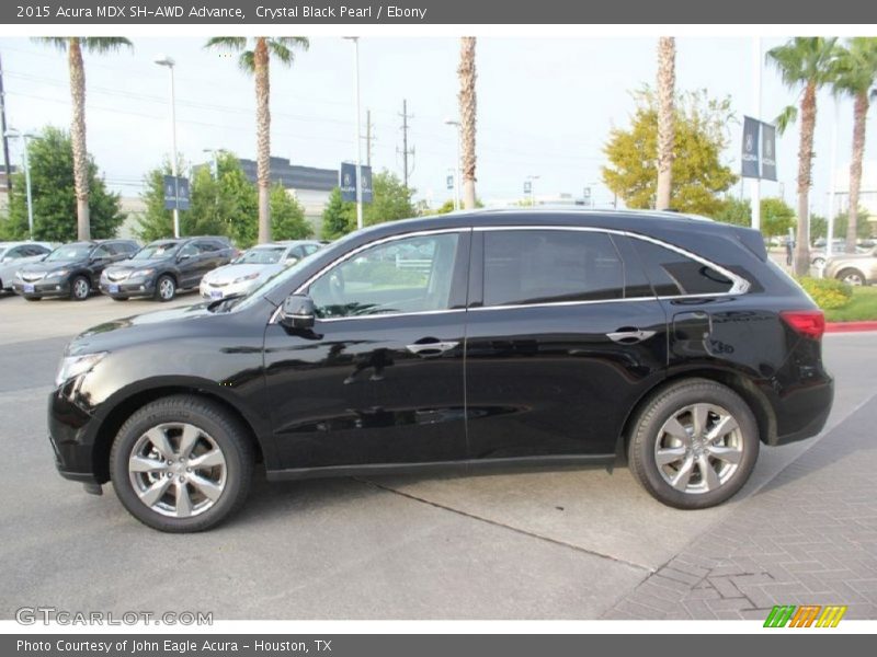 Crystal Black Pearl / Ebony 2015 Acura MDX SH-AWD Advance