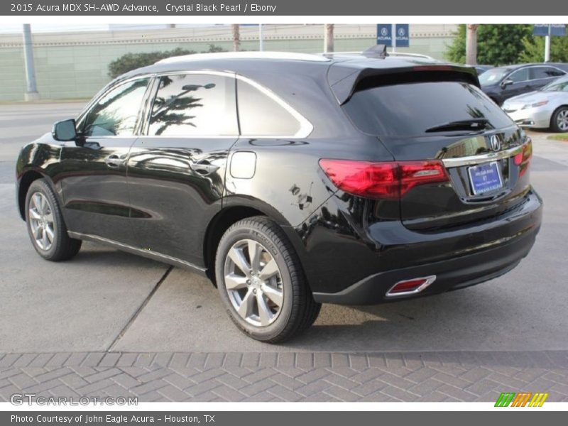 Crystal Black Pearl / Ebony 2015 Acura MDX SH-AWD Advance