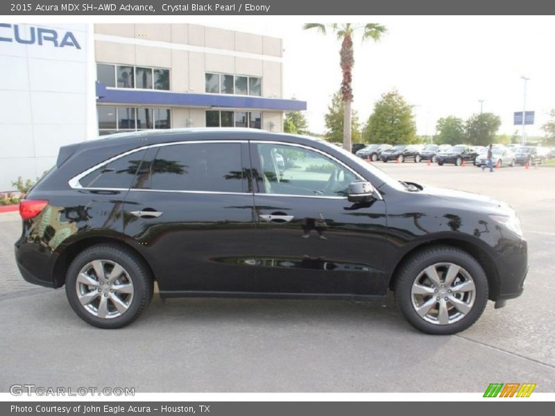 Crystal Black Pearl / Ebony 2015 Acura MDX SH-AWD Advance