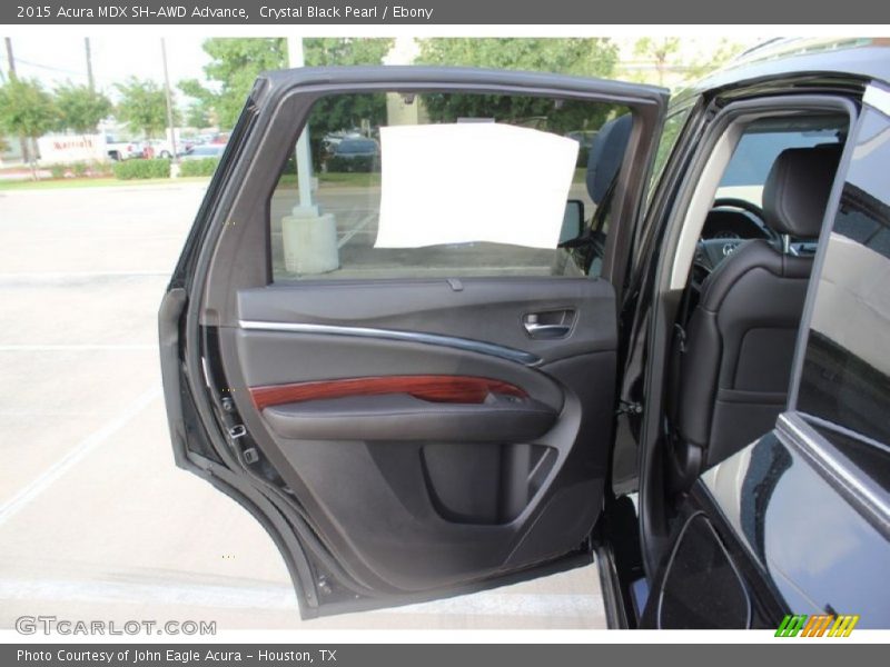 Crystal Black Pearl / Ebony 2015 Acura MDX SH-AWD Advance
