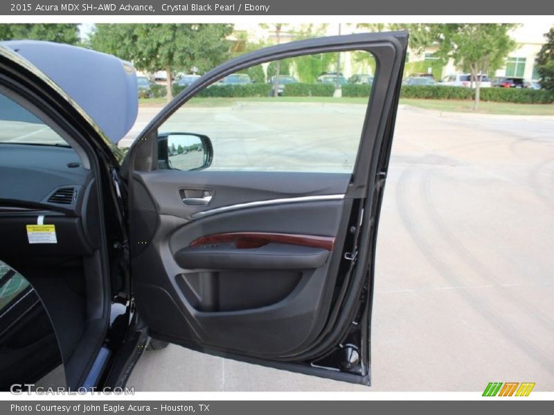 Crystal Black Pearl / Ebony 2015 Acura MDX SH-AWD Advance