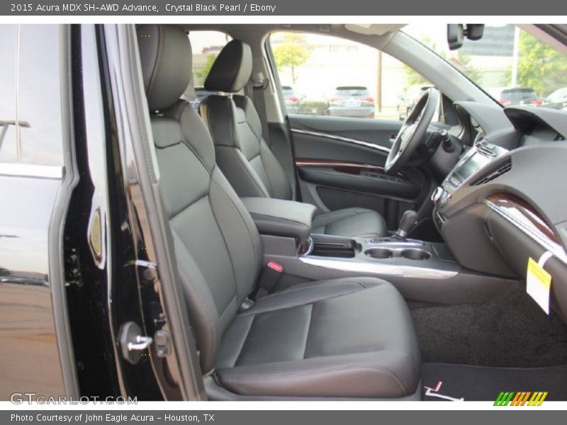 Crystal Black Pearl / Ebony 2015 Acura MDX SH-AWD Advance