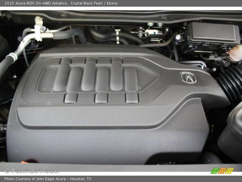 Crystal Black Pearl / Ebony 2015 Acura MDX SH-AWD Advance