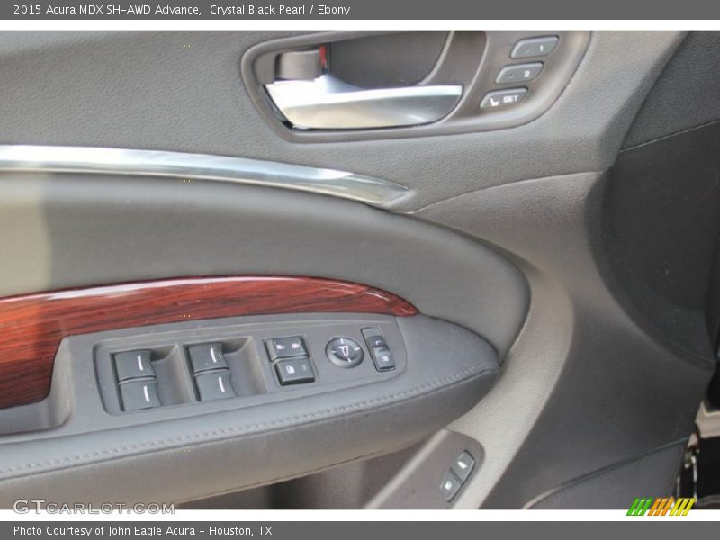 Crystal Black Pearl / Ebony 2015 Acura MDX SH-AWD Advance