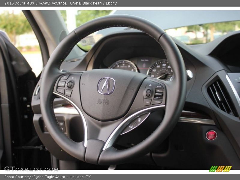 Crystal Black Pearl / Ebony 2015 Acura MDX SH-AWD Advance
