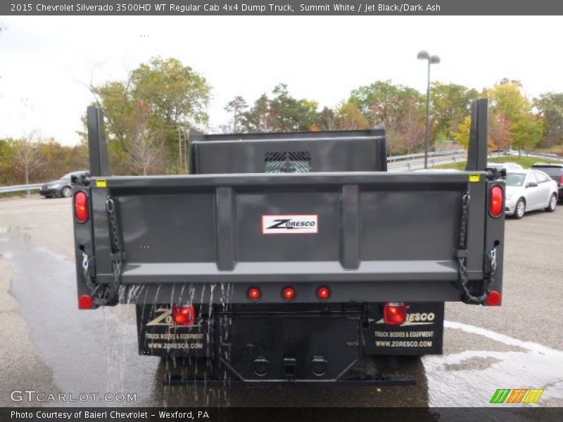 Summit White / Jet Black/Dark Ash 2015 Chevrolet Silverado 3500HD WT Regular Cab 4x4 Dump Truck