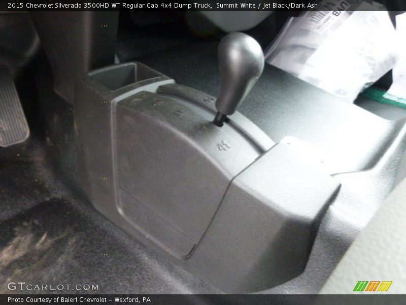 Summit White / Jet Black/Dark Ash 2015 Chevrolet Silverado 3500HD WT Regular Cab 4x4 Dump Truck