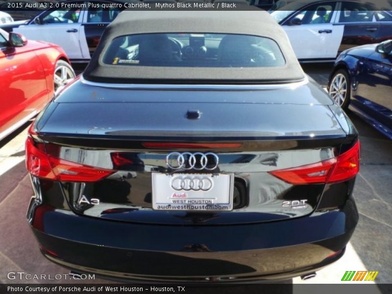 Mythos Black Metallic / Black 2015 Audi A3 2.0 Premium Plus quattro Cabriolet
