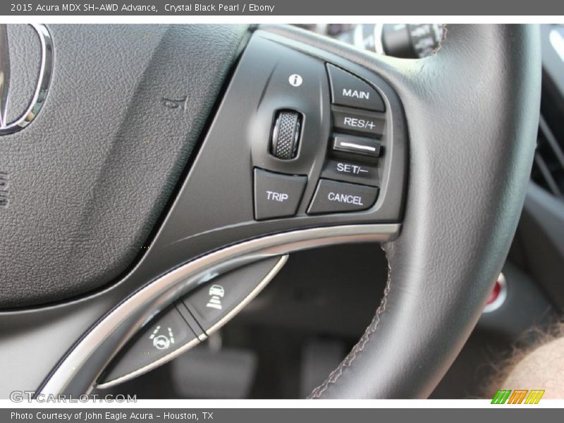 Crystal Black Pearl / Ebony 2015 Acura MDX SH-AWD Advance