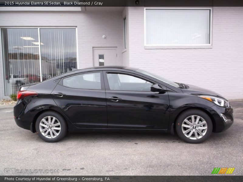 Black Diamond / Gray 2015 Hyundai Elantra SE Sedan