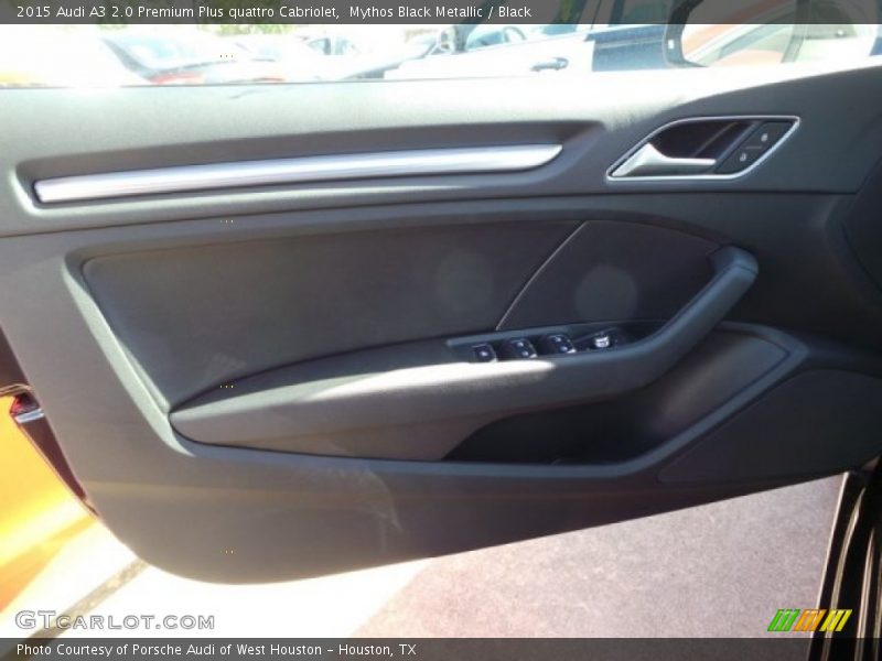 Mythos Black Metallic / Black 2015 Audi A3 2.0 Premium Plus quattro Cabriolet