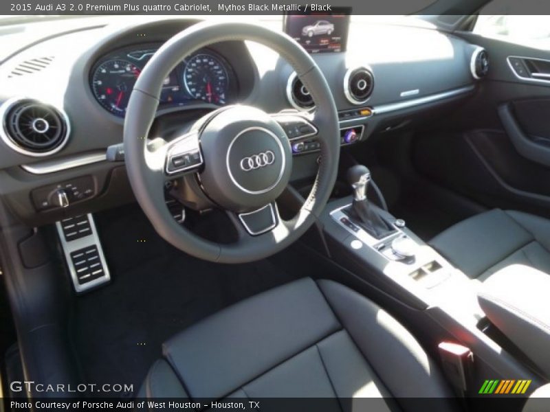 Mythos Black Metallic / Black 2015 Audi A3 2.0 Premium Plus quattro Cabriolet