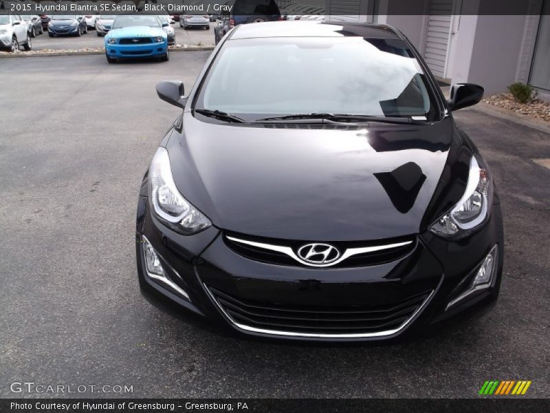 Black Diamond / Gray 2015 Hyundai Elantra SE Sedan