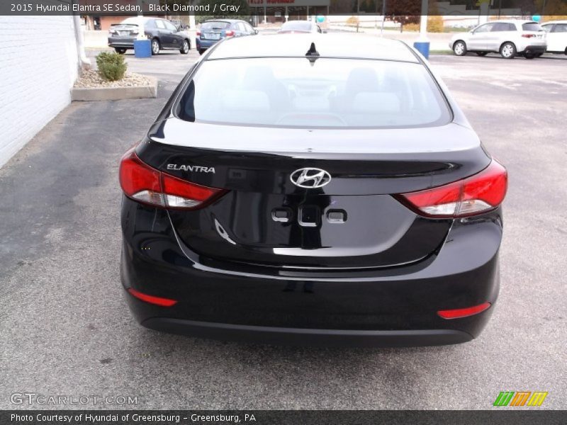 Black Diamond / Gray 2015 Hyundai Elantra SE Sedan