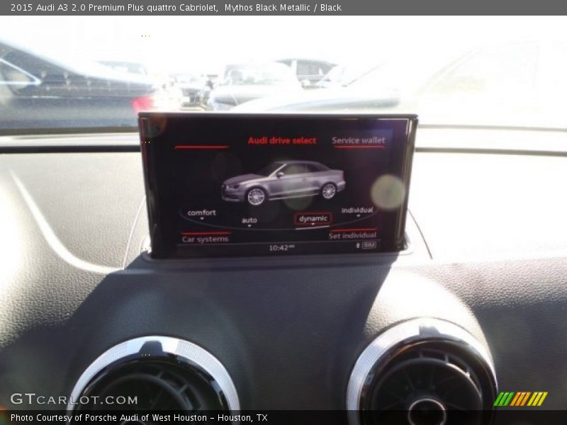 Mythos Black Metallic / Black 2015 Audi A3 2.0 Premium Plus quattro Cabriolet
