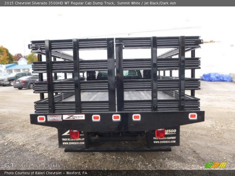 Summit White / Jet Black/Dark Ash 2015 Chevrolet Silverado 3500HD WT Regular Cab Dump Truck