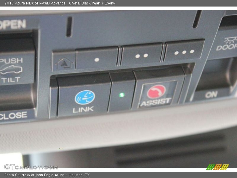 Crystal Black Pearl / Ebony 2015 Acura MDX SH-AWD Advance