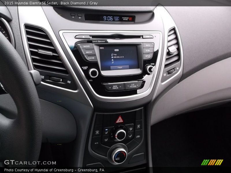 Black Diamond / Gray 2015 Hyundai Elantra SE Sedan