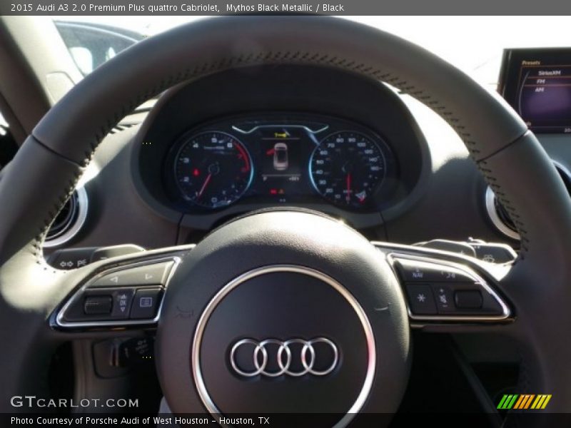 Mythos Black Metallic / Black 2015 Audi A3 2.0 Premium Plus quattro Cabriolet