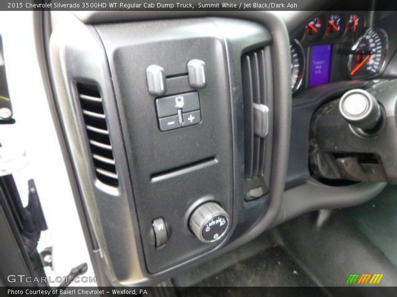 Summit White / Jet Black/Dark Ash 2015 Chevrolet Silverado 3500HD WT Regular Cab Dump Truck