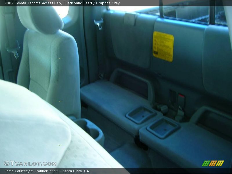 Black Sand Pearl / Graphite Gray 2007 Toyota Tacoma Access Cab