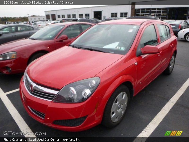 Salsa Red / Charcoal 2008 Saturn Astra XE Sedan