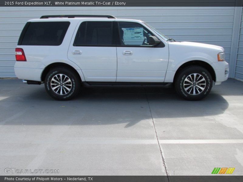  2015 Expedition XLT White Platinum Metallic Tri-Coat