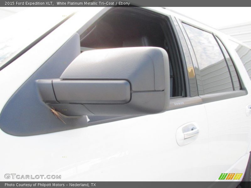 White Platinum Metallic Tri-Coat / Ebony 2015 Ford Expedition XLT
