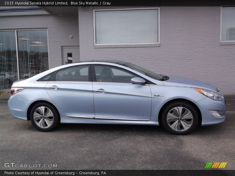  2015 Sonata Hybrid Limited Blue Sky Metallic