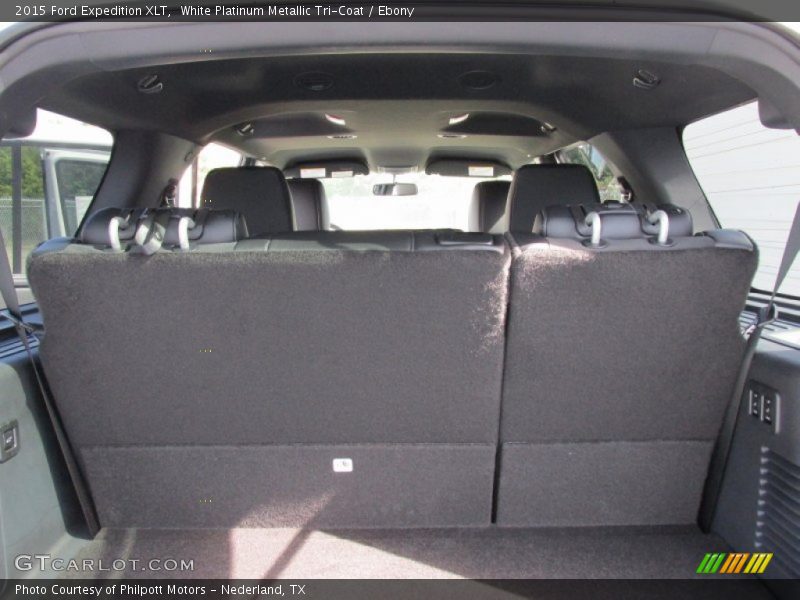 White Platinum Metallic Tri-Coat / Ebony 2015 Ford Expedition XLT