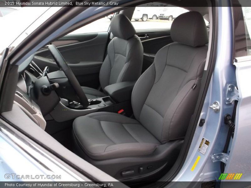Front Seat of 2015 Sonata Hybrid Limited