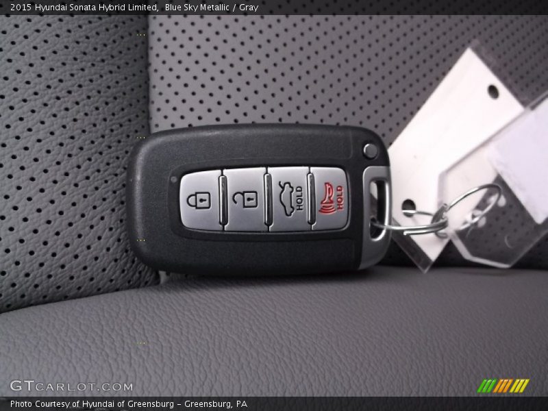 Keys of 2015 Sonata Hybrid Limited