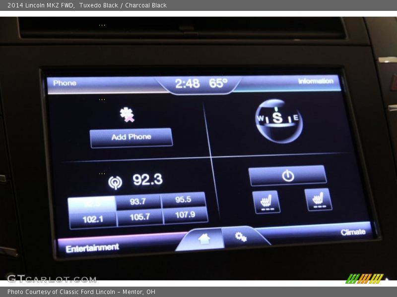 Tuxedo Black / Charcoal Black 2014 Lincoln MKZ FWD