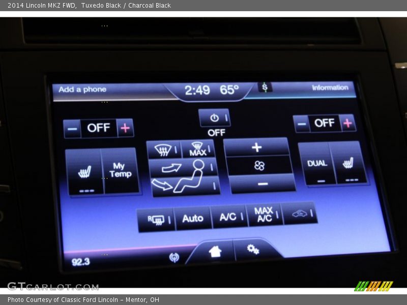 Tuxedo Black / Charcoal Black 2014 Lincoln MKZ FWD