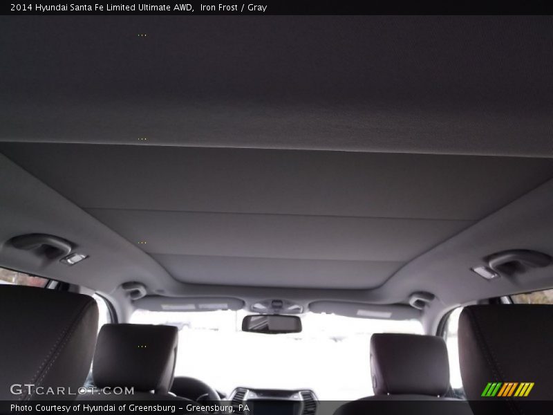Iron Frost / Gray 2014 Hyundai Santa Fe Limited Ultimate AWD