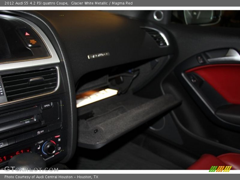 Glacier White Metallic / Magma Red 2012 Audi S5 4.2 FSI quattro Coupe