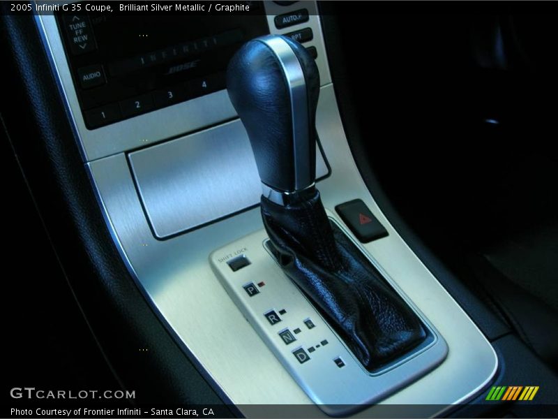 Brilliant Silver Metallic / Graphite 2005 Infiniti G 35 Coupe
