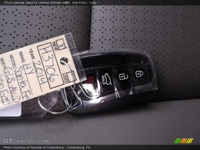 Iron Frost / Gray 2014 Hyundai Santa Fe Limited Ultimate AWD