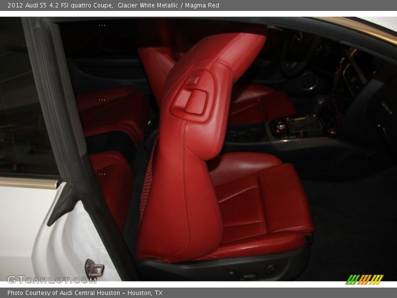 Glacier White Metallic / Magma Red 2012 Audi S5 4.2 FSI quattro Coupe