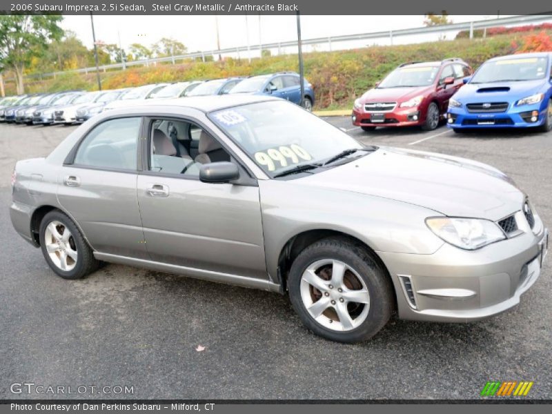 Steel Gray Metallic / Anthracite Black 2006 Subaru Impreza 2.5i Sedan