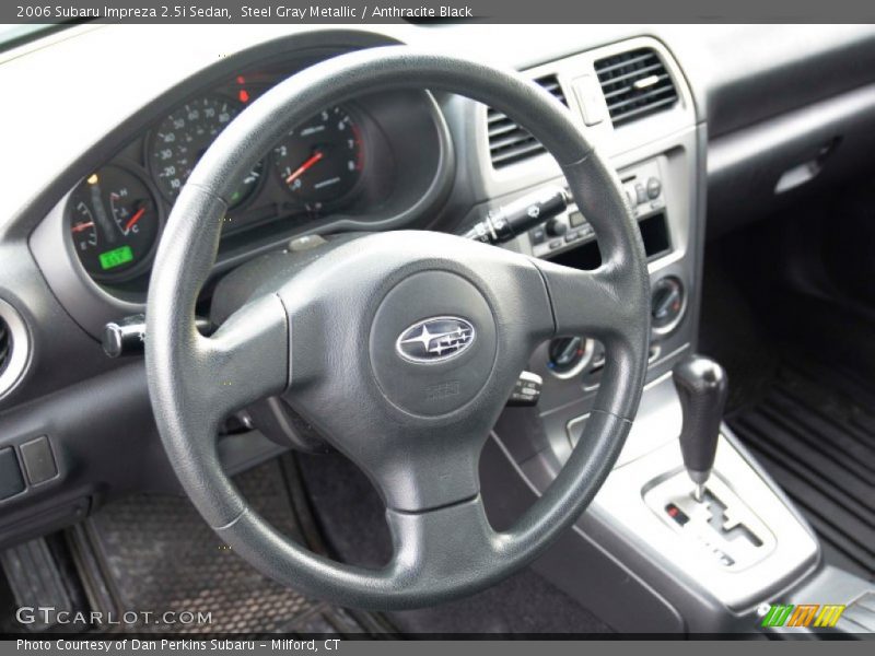 Steel Gray Metallic / Anthracite Black 2006 Subaru Impreza 2.5i Sedan