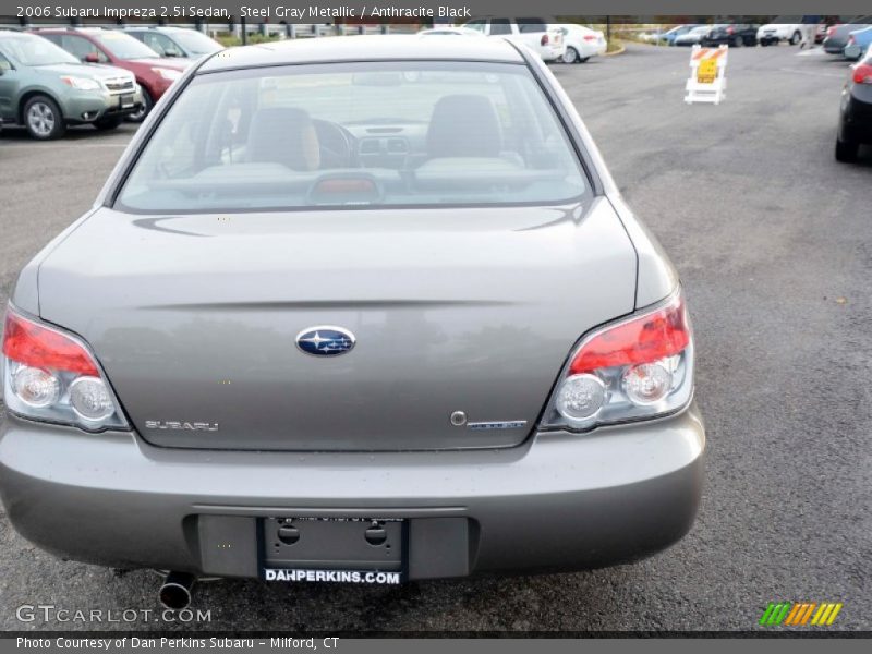 Steel Gray Metallic / Anthracite Black 2006 Subaru Impreza 2.5i Sedan