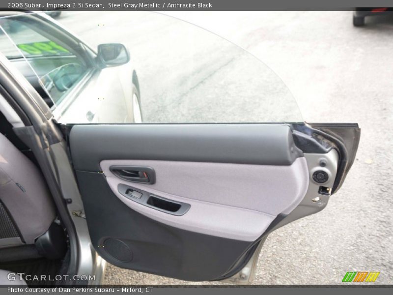Steel Gray Metallic / Anthracite Black 2006 Subaru Impreza 2.5i Sedan