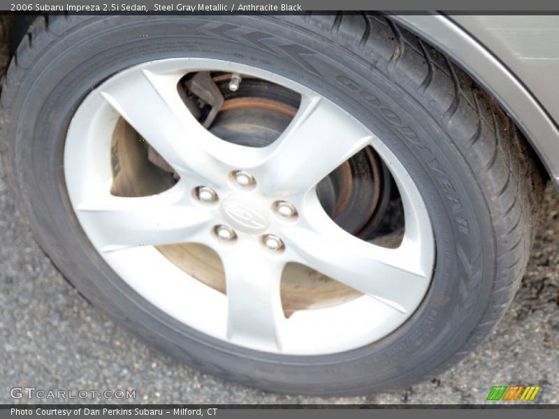 Steel Gray Metallic / Anthracite Black 2006 Subaru Impreza 2.5i Sedan