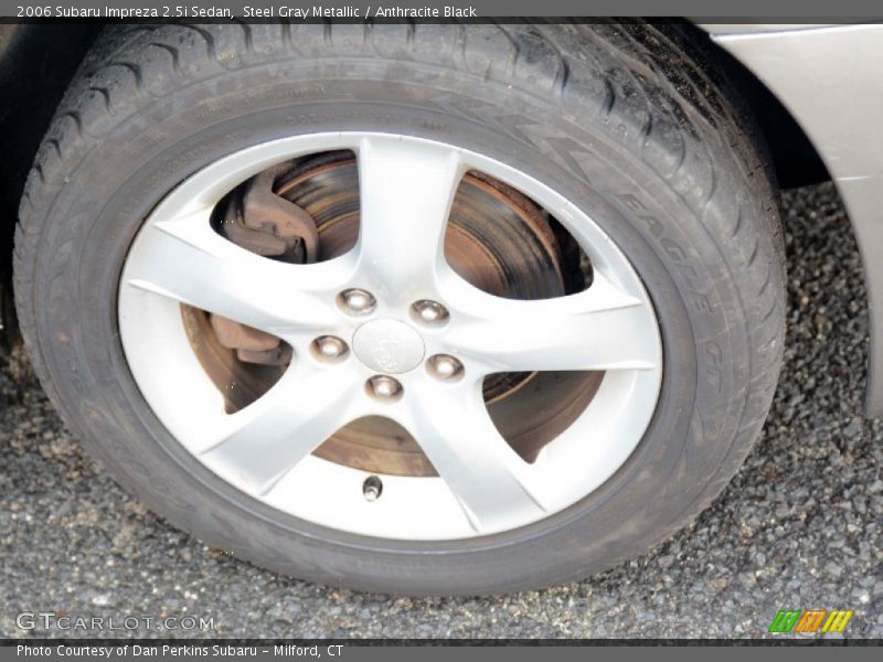 Steel Gray Metallic / Anthracite Black 2006 Subaru Impreza 2.5i Sedan