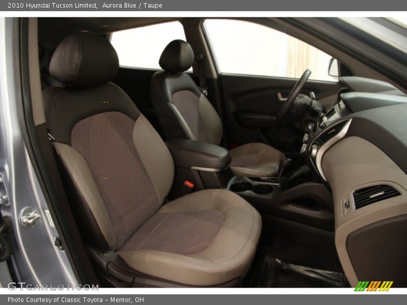 Aurora Blue / Taupe 2010 Hyundai Tucson Limited