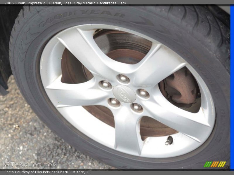 Steel Gray Metallic / Anthracite Black 2006 Subaru Impreza 2.5i Sedan