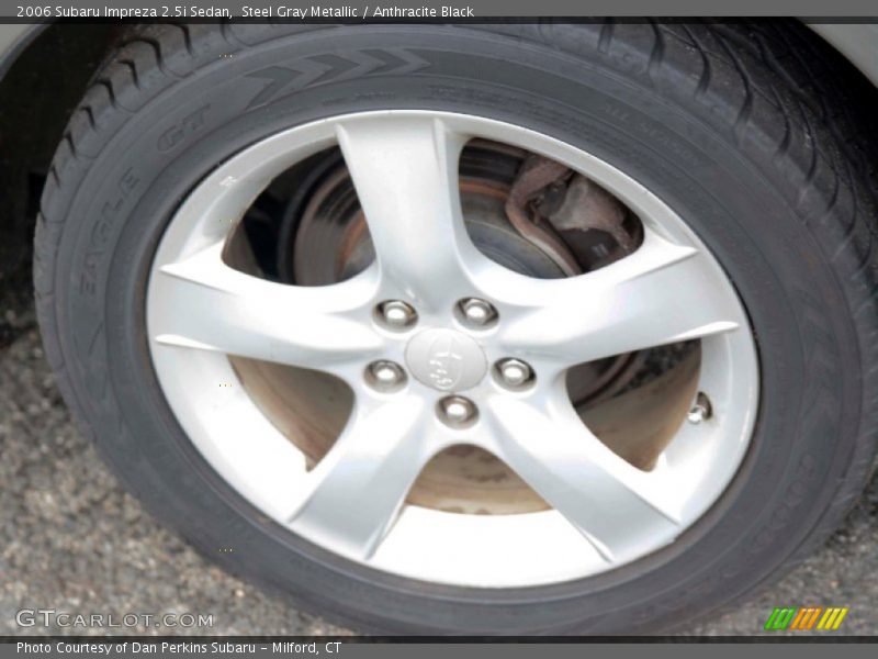Steel Gray Metallic / Anthracite Black 2006 Subaru Impreza 2.5i Sedan