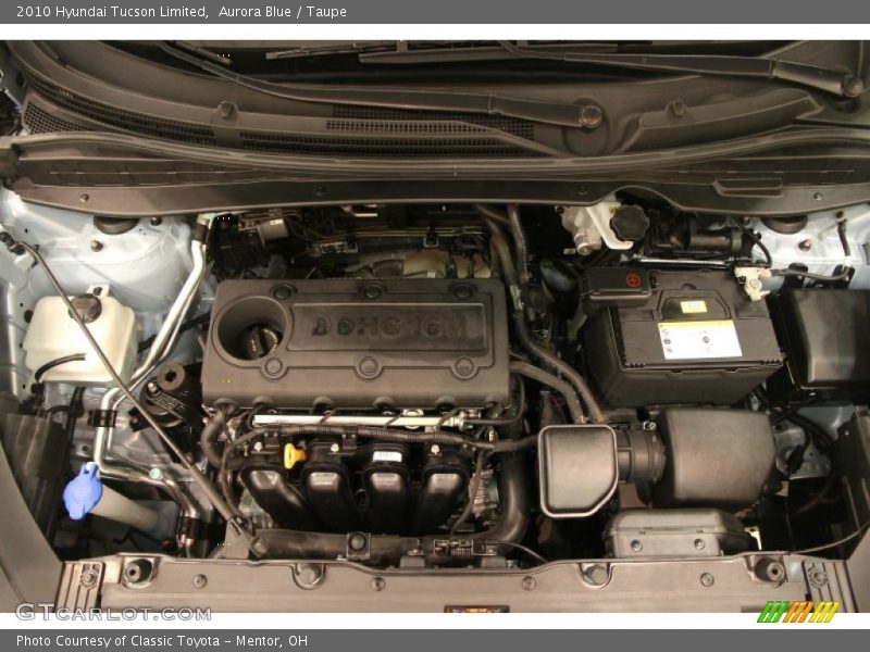 Aurora Blue / Taupe 2010 Hyundai Tucson Limited