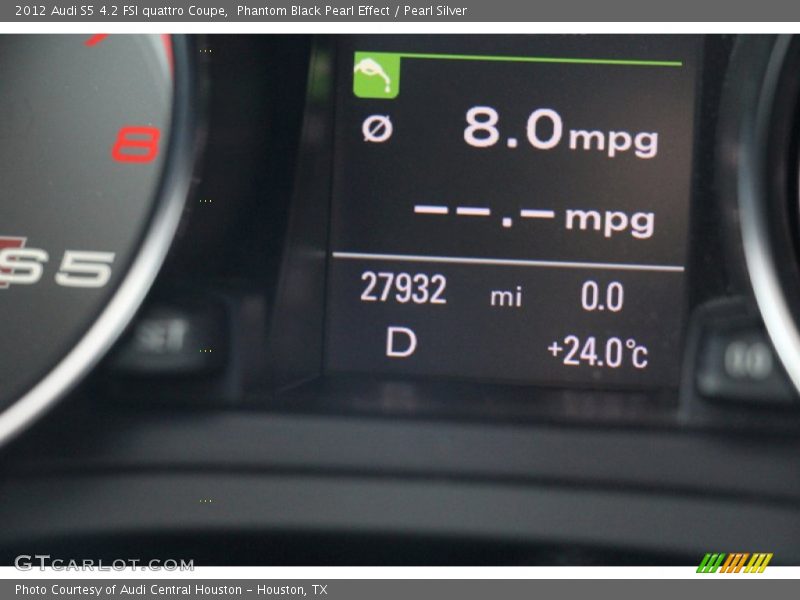 Phantom Black Pearl Effect / Pearl Silver 2012 Audi S5 4.2 FSI quattro Coupe